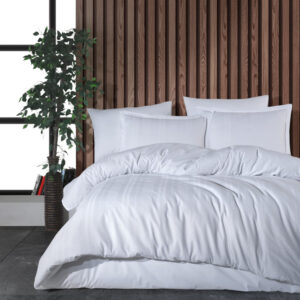 King Size Comforter 6pcs Set White