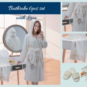 Bathrobe 6pcs Set