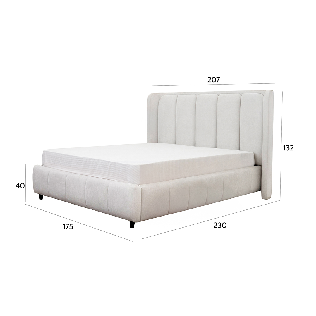 SIZE-32 Gina Modern Bed - Image 3